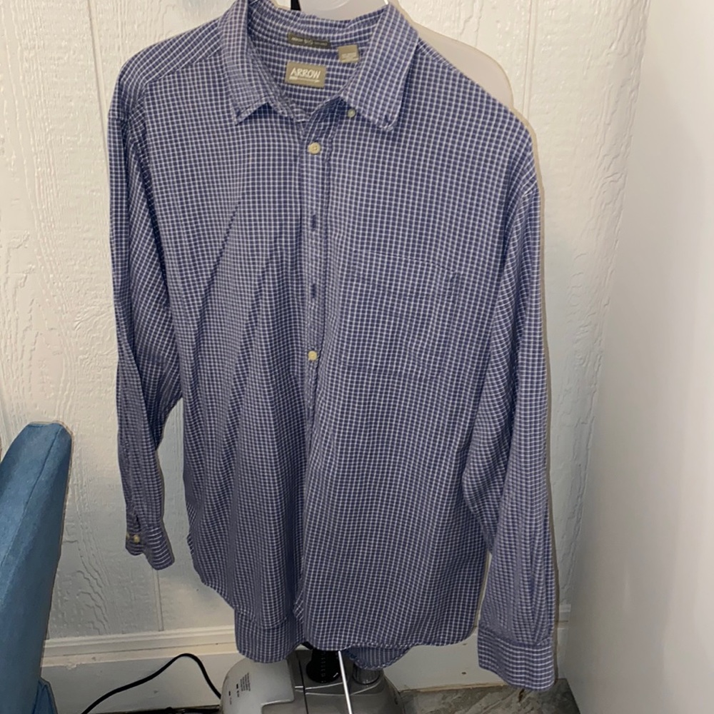 Dark grey button down shirt